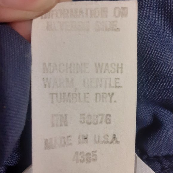 Vintage Big Smith Men's Made in USA Full Zip Vest Size L - Picture 6 of 8